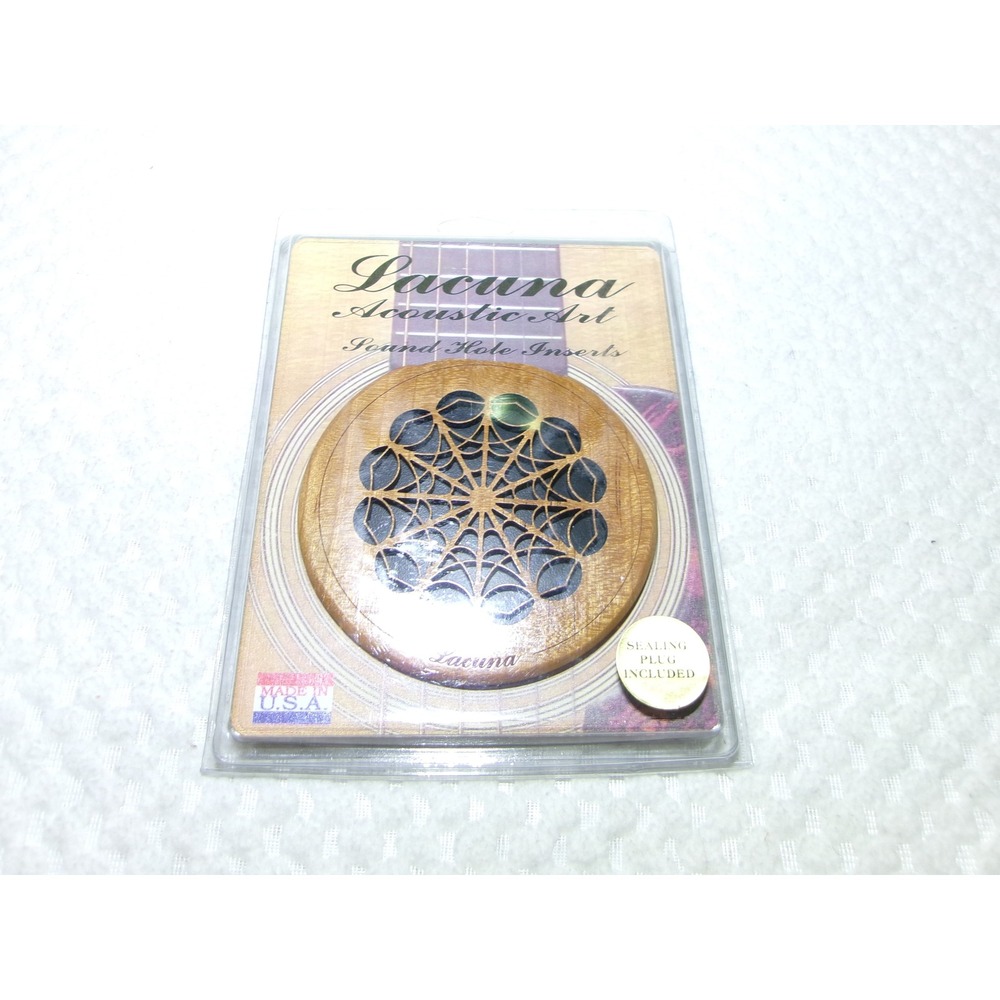 Lacuna Acoustic Art Sound Hole Insert Cymatic 1 Wood Guitar Accessory New